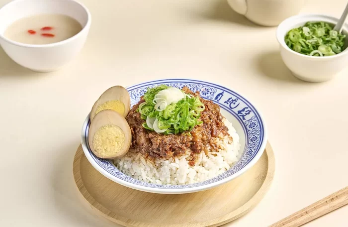 Scallion Beef Meat Sauce On Rice