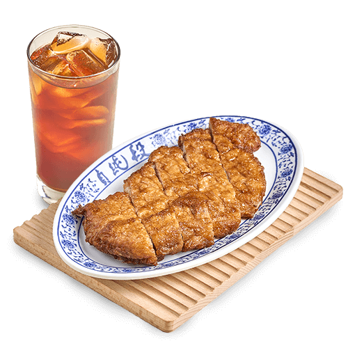 Combo C: 1 Drink & A Pork Chop