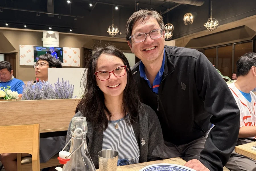 Children and families watching the World Baseball Classic game and cheering for Team Taiwan at a Bay Area gathering